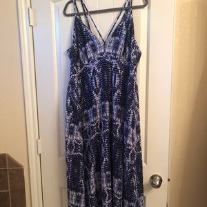 City Chic blue strappy dress